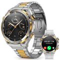 Montre connectée homme style business luxe or 14K ChatGPT intégré