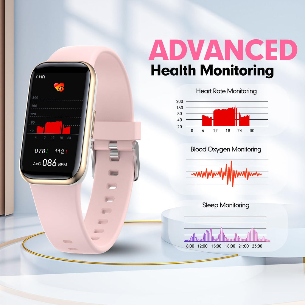 Montre connectée fitness enfant slim — podomètre, cardio, notifications
