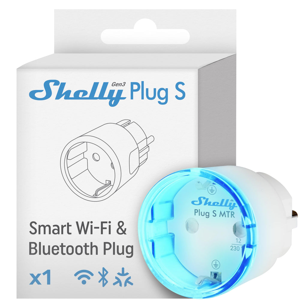 Prise connectée Matter WiFi 12A 2500W Type F mesure consommation