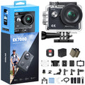 Caméra sport 4K 30fps 20MP WiFi grand angle 170° télécommande action