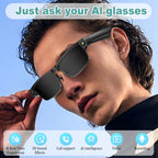 Lunettes connectées caméra 4K 800W HD assistant IA traduction sport