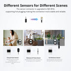 Interrupteur connecté WiFi 20A mesure température humidité TH Elite