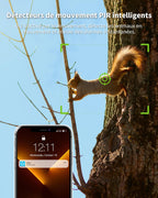 Caméra 4G solaire avec carte SIM — sans WiFi, surveillance 360°, détection animaux, vidéo en direct mobile