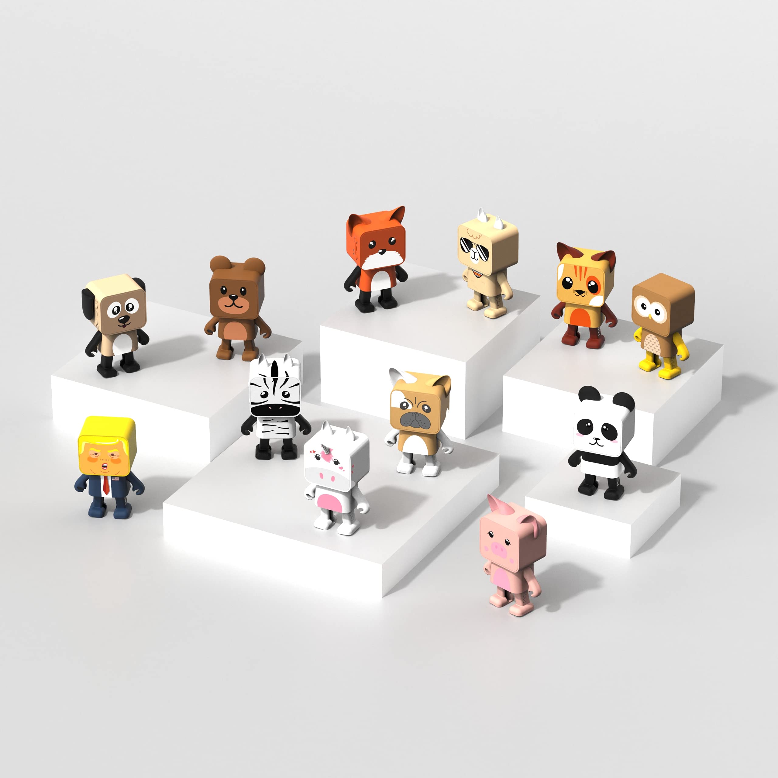 Enceinte Bluetooth enfant animal dansant — 2 modes de danse, kit mains-libres, Bluetooth 5.1