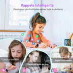 Montre connectée enfant IP68 — 19 modes sport, podomètre, cardio, sommeil