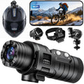 Caméra sport tubulaire 1080P étanche — WiFi, stabilisation EIS, compression H.265, batterie 1600 mAh