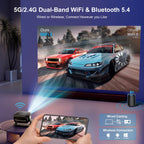 Vidéoprojecteur intelligent 1080P natif — système Smart TV intégré, calibrage et mise au point automatiques, WiFi & Bluetooth