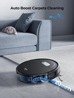 Robot aspirateur laveur 4500Pa ultra-silencieux fin navigation auto