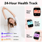 Montre connectée homme femme 1,85" — appels Bluetooth, cardio 24h, 115 modes, IP68