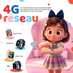 Montre connectée enfant 4G GPS WiFi LBS localisation zone sécurisée SOS