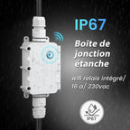 Interrupteur intelligent WiFi 16A télécommande vocale IP67 extérieur