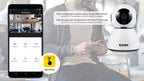 Caméra extérieure IP WiFi 3 MP — audio bidirectionnel, notifications app, carte SD jusqu'à 128 Go