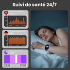 Montre connectée homme femme 1,95" HD — appels Bluetooth, 112 modes sport, IP68