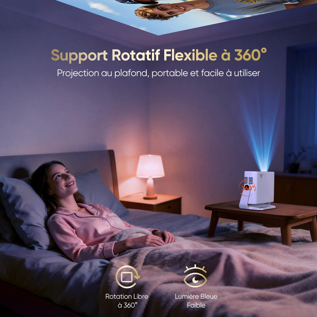 Vidéoprojecteur Google TV 2026 apps intégrées 4K home cinéma smart
