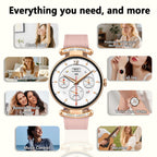 Montre connectée femme AMOLED 1,2 pouces appel Bluetooth fréquence cardiaque