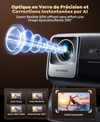 Vidéoprojecteur 4K Google TV 1300 ANSI home cinéma enceinte 36W