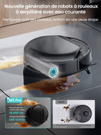 Robot aspirateur laveur 18000Pa nettoyage automatique intelligent navigation