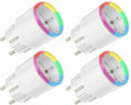 Prise connectée WiFi Matter 4 pièces, Type F Plug S Gen3 blanc