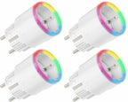 Prise connectée WiFi Matter 4 pièces, Type F Plug S Gen3 blanc