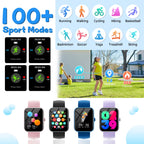Montre connectée enfant garçon fille — 100+ modes sport, suivi santé, IP68