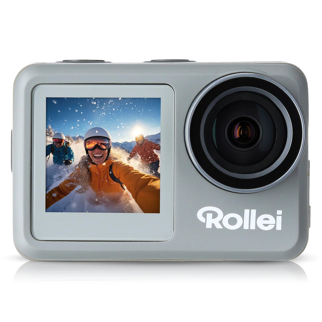 Caméra d'action 4K WiFi — double écran selfie, batterie 1000 mAh, time-lapse & slow motion, boîtier étanche