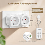 Prise télécommandée sans fil 16A 3680W kit prises intérieur portée 30m