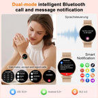 Montre connectée femme appel Bluetooth écran AMOLED suivi santé