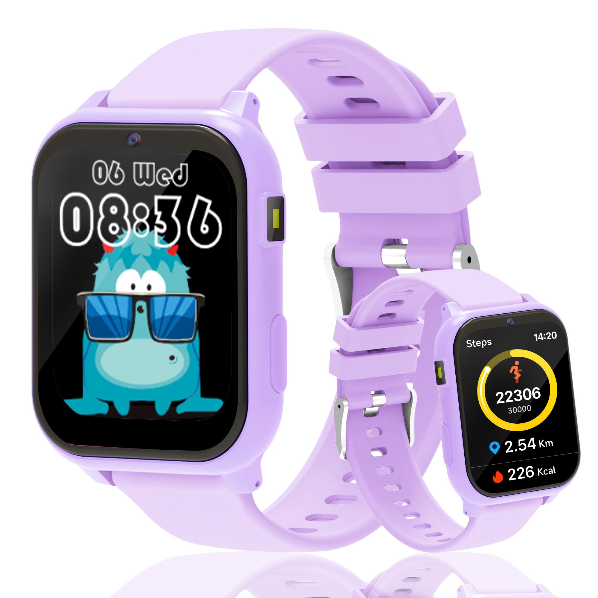 Montre connectée enfant 1,83 pouces podomètre suivi sommeil sport fitness garçon