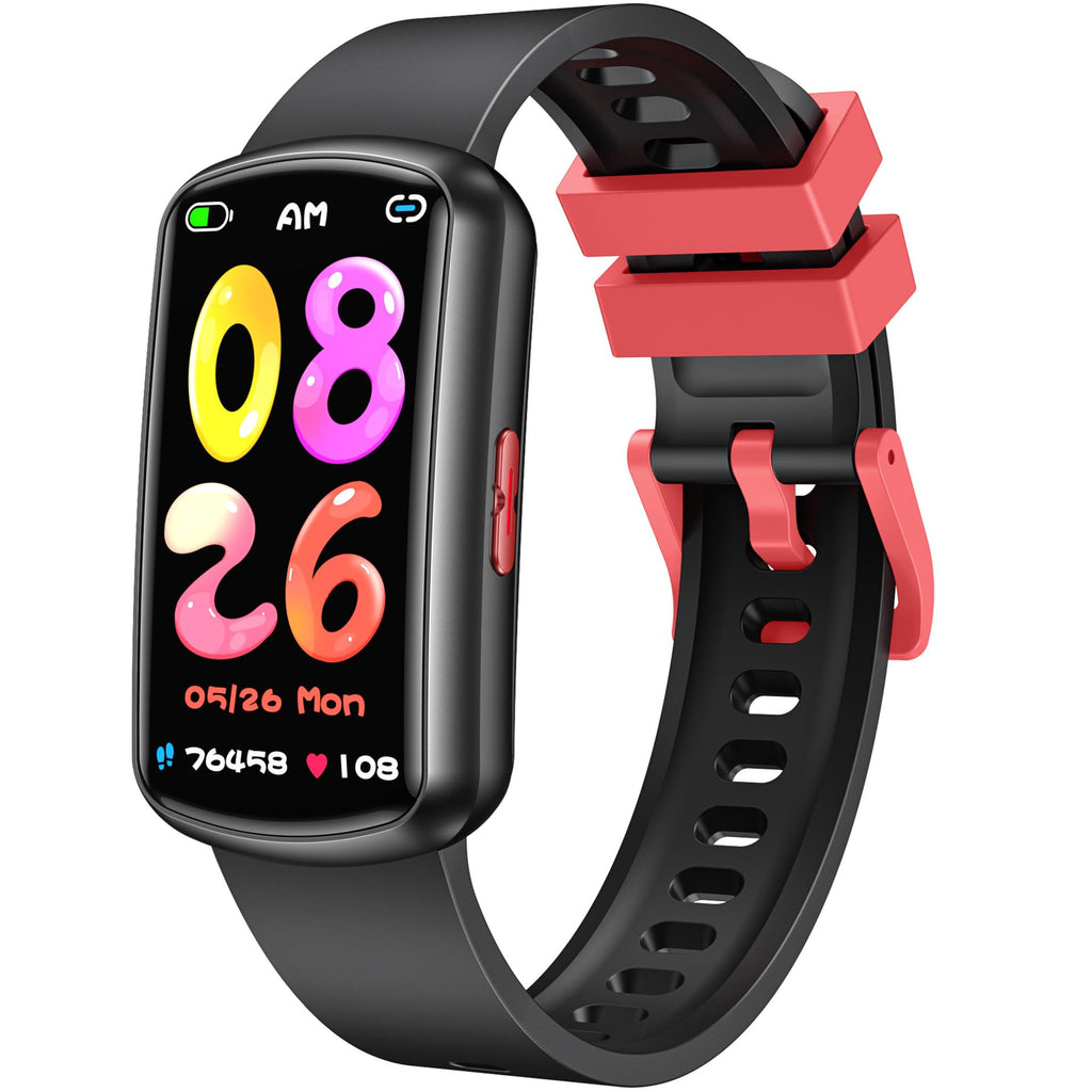 Montre connectée enfant sport 1,47" — podomètre, sommeil, rappels (fille garçon)