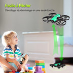 Drone caméra enfant cadeau 8 ans mini télécommandé vol sécurisé débutant