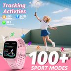 Montre connectée enfant HD 1,83" — 100+ modes sport, podomètre, 100+ cadrans