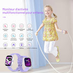 Montre connectée enfant IP68 — 19 modes sport, podomètre, cardio, sommeil