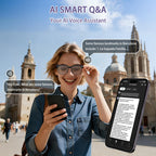 Lunettes connectées caméra 8MP 1080P traducteur IA intelligence artificielle
