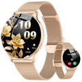 Montre connectée femme appel Bluetooth écran AMOLED suivi santé