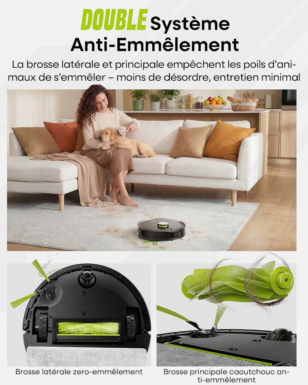 MONSGA double anti-emmêlement