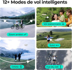Drone caméra 4K suivez-moi mains libres GPS stabilisé longue autonomie