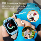 Montre connectée enfant 4G GPS 1,5 pouces écran appel vidéo SOS sécurité sport