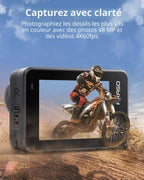 Caméra sport 4K 60fps étanche 60m 48MP WiFi sous-marine action Brave 8