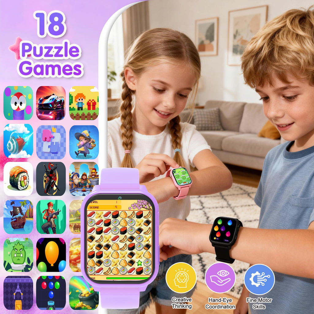 Montre connectée enfant 1,83 pouces podomètre suivi sommeil sport fitness garçon