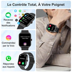 Montre connectée femme appel Bluetooth compatible iPhone Android sport