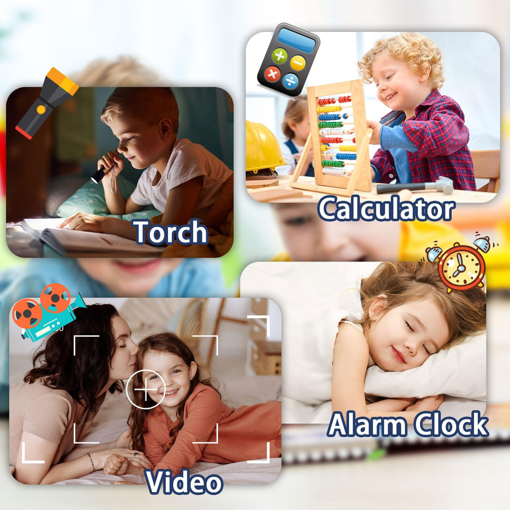 Montre connectée enfant filles garçons contes de fées jeux éducatifs