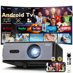 Vidéoprojecteur 4K 1080P natif 1200 ANSI extérieur jardin chambre smart