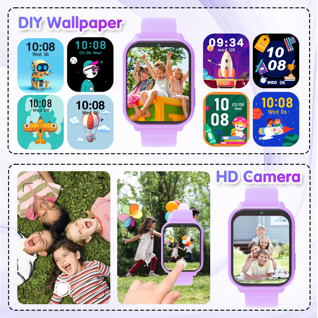 Montre connectée enfant 1,83 pouces podomètre suivi sommeil sport fitness garçon