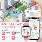 Montre connectée enfant 4G appel vidéo GPS IP68 étanche SOS sécurité
