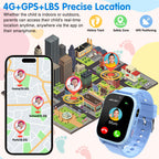 Montre connectée enfant 4G GPS appel vidéo téléphone SOS sécurité