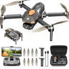 Drone caméra 1080P moteur sans balais — pliable, vol stable et silencieux