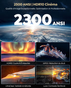 Vidéoprojecteur 4K MEMC 2300 ANSI Google TV Dolby 48W autofocus
