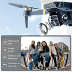 Drone caméra 4K adultes débutants 84 min de vol 3 batteries GPS