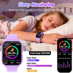 Montre connectée enfant 1,83 pouces podomètre suivi sommeil sport fitness garçon