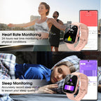 Montre connectée homme femme appel Bluetooth IP68 étanche sport
